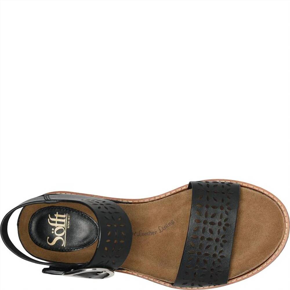 NEW SOFFT women's bali iii sandals in black - Picture 4 of 5